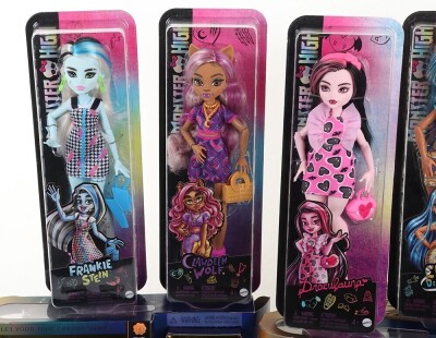 Collection of Eight Monster High and Rainbow High Dolls Mattel. - 4