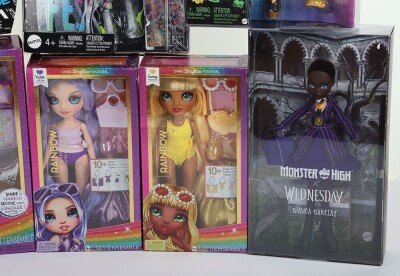Nine Monster High, Rainbow High and LOL Dolls Mattel MGA. - 3