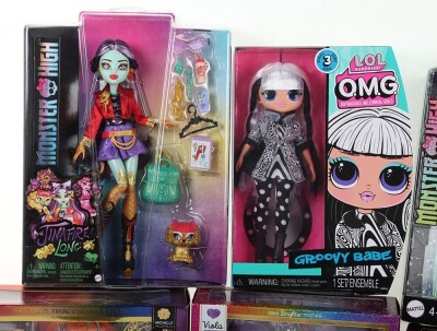 Nine Monster High, Rainbow High and LOL Dolls Mattel MGA. - 5