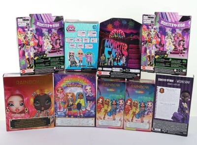 Nine Monster High, Rainbow High and LOL Dolls Mattel MGA. - 6