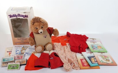 Vintage The World of Teddy Ruxpin Animated Talking Toy Boxed Mattel.