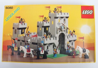 Lego Legoland 6080 King's Castle set boxed.