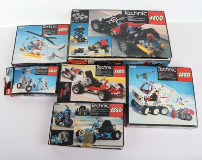 Collection of Vintage Lego Technic Sets.
