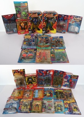 Quantity of Marvel DC Super Hero Action Figures.
