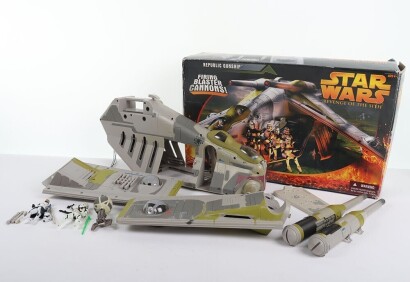 Star Wars Revenge of the Sith Republic Gunship boxed Hasbro 2005.