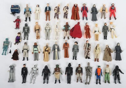 Forty Six Vintage Star Wars Figures Kenner.