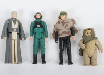Four Vintage Star Wars Last 17 Action Figures.