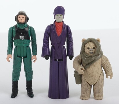 Three Vintage Star Wars Last 17 Action Figures Kenner.