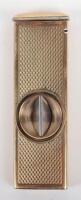 A 9ct gold cigar cutter