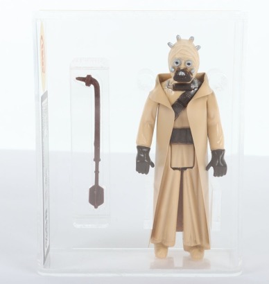 Vintage Star Wars Graded UKG Sand People Tusken Raider Action Figure Kenner.