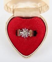 A 1970’s 9ct gold, ruby and diamond ring