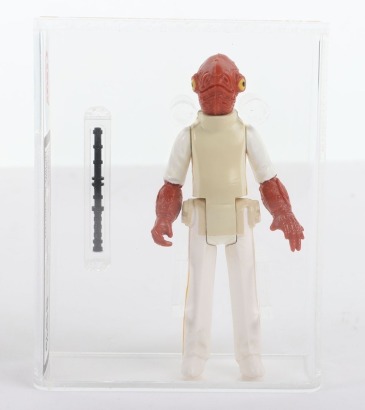 Vintage Star Wars Graded UKG Admiral Ackbar Action Figure Kenner.