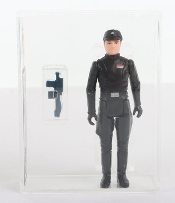 Vintage Star Wars Graded UKG Imperial Commander Action Figure Kenner.