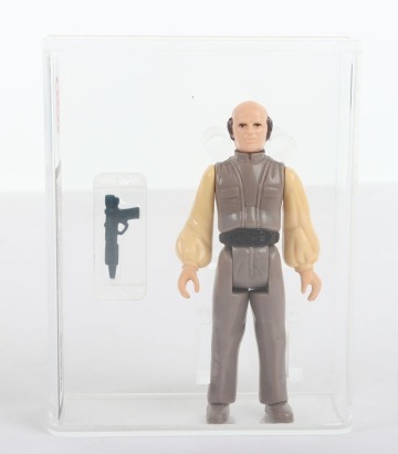 Vintage Star Wars Graded UKG Lobot Action Figure Kenner. 1980.