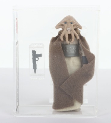 Vintage Star Wars Graded UKG Squid Face Action Figure Kenner.