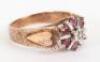 A 1970’s 9ct gold, ruby and diamond ring - 5