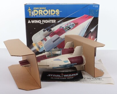 Vintage Star Wars Droids Cartoon A-Wing Fighter Vehicle Boxed.