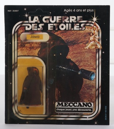 Vintage Star Wars Jawa Meccano Action Figure carded moc 1977.