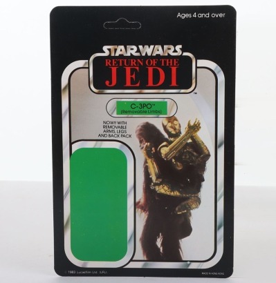 Scarce Vintage Star Wars Sample Unused C-3PO Removable Limbs Return of the Jedi Palitoy.