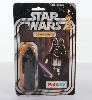 Vintage Star Wars Darth Vader Palitoy moc carded action figure.