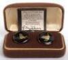 A pair of 15ct gold cufflinks (3.76g) - 8