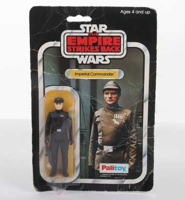 Vintage Star Wars The Empire Strikes Back Imperial Commander Palitoy moc carded action figure.
