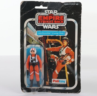Vintage Star Wars The Empire Strikes Back Luke Skywalker X-Wing Pilot Palitoy moc carded action figure.