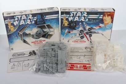 Two Unused Deny's Fisher Vintage Star Wars Model Kits.
