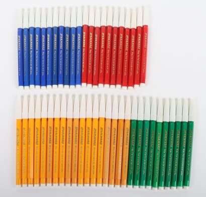 Fifty Scarce Vintage Helix Star Wars Fibre Tip Pens Sets &lsquo;May The Force Be With You&rsquo;.