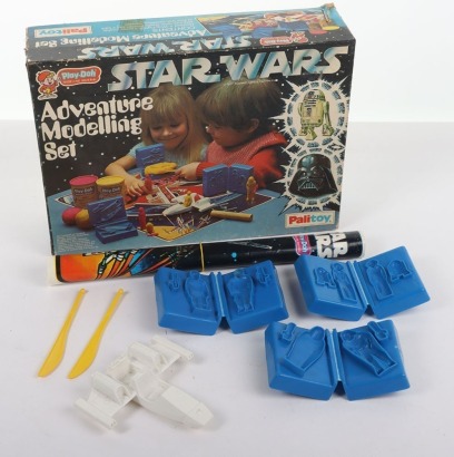 Scarce Vintage Star Wars Adventure Modelling Set Palitoy Play-Doh boxed.