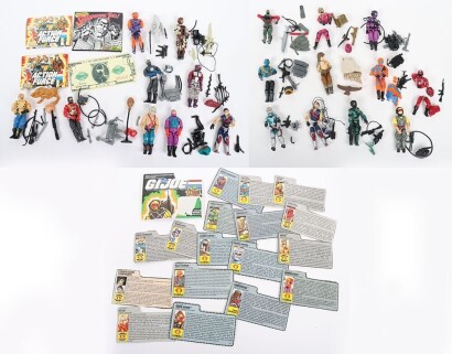 Twenty Complete Vintage Gi Joe Action Force Action Figures Hasbro.