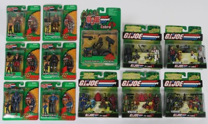 Collection of Twelve Gi Joe G.i.Joe Vs Cobra Hasbro 2002.