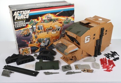 Vintage Gi Joe Action Force Mobile Command Centre Vehicle Playset boxed.