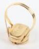 An unusual 18ct gold Emka ring watch - 3