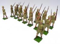 Britains from set 1294, British Infantry in tropical dress