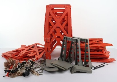 Quantity Of Vintage Action Man Palitoy Training Tower Parts.