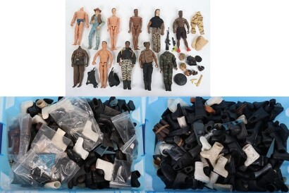 Quantity of Action Man Dolls Action Figures and Accessories.