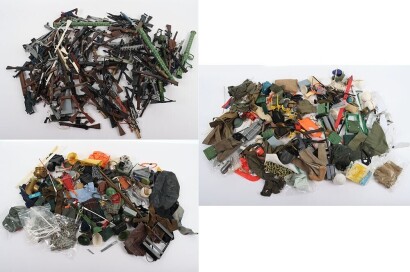 Quantity Of Vintage Action Man Accessories and weapons.