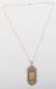 A Continental 18ct gold and diamond religious pendant - 3