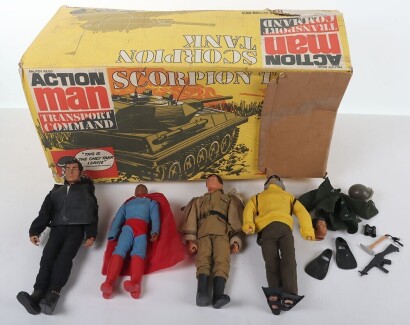 Collection of Vintage Action Man Action Figures Dolls Palitoy.