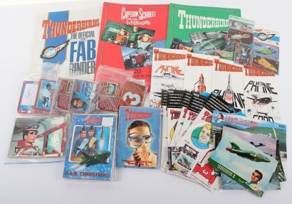 A Quantity of Gerry Anderson&rsquo;s Thunderbirds, Stingray, Captain Scarlet, Cards