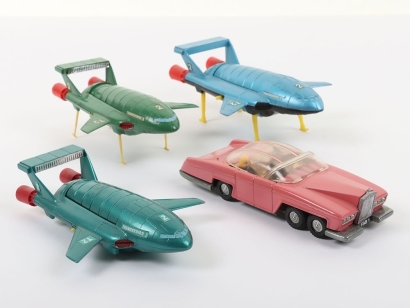 Four Unboxed Dinky Toys Models From TV series &lsquo;Thunderbirds&rsquo;