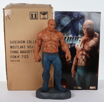 Limited Edition Sideshow Collectibles The Thing Fantastic Four Maquette new boxed.