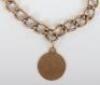 A 9ct gold chain with 9ct pendant - 3