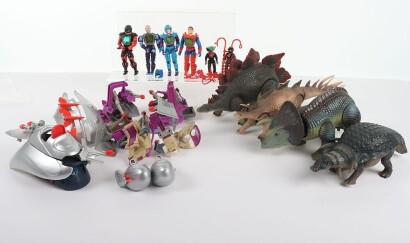 Collection of Vintage Dino Riders Visionaries action figures Dinosaurs and more.