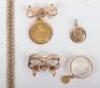 A selection of unmarked gold jewellery - 2