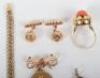 A selection of unmarked gold jewellery - 3