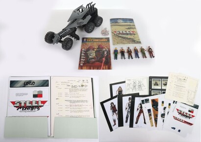 Scarce Collection of Vintage Steel Monsters Tonka Mad Max style guide Action Figures 1986 and more.