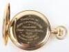 An 18ct gold half hunter pocket watch, Paul Ditisheim - 5