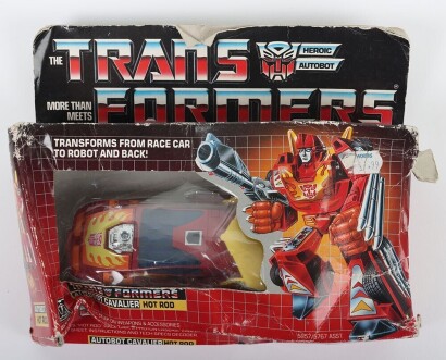 Vintage Transformers Generation One G1 Autobot Cavalier Hot Rod Sealed boxed Hasbro.